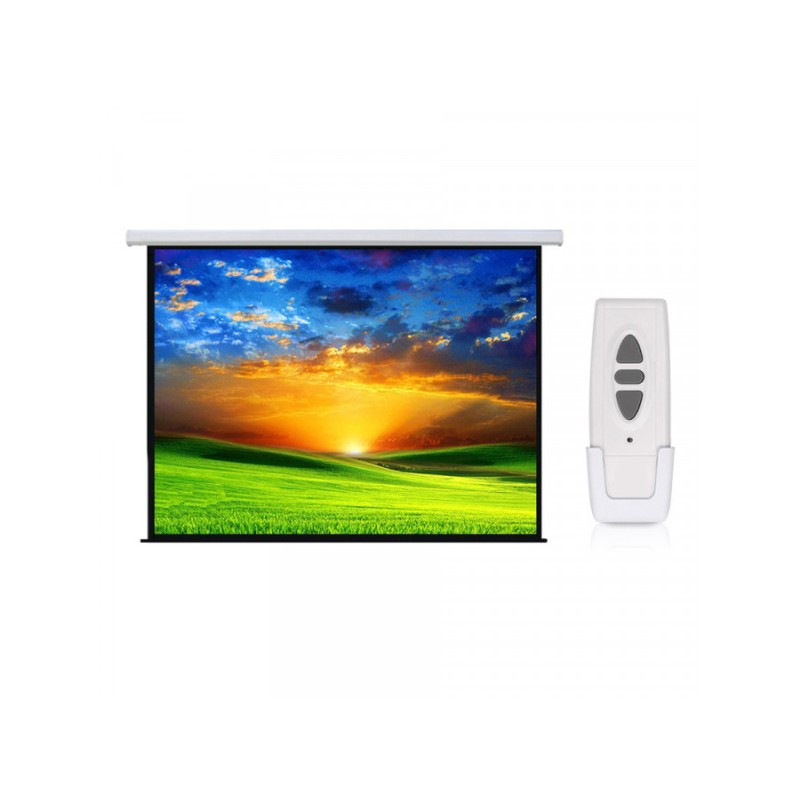 Ekran projekcyjny Maclean, elektryczny, ściana lub sufit, 120", 240x180, 4:3, MC-593